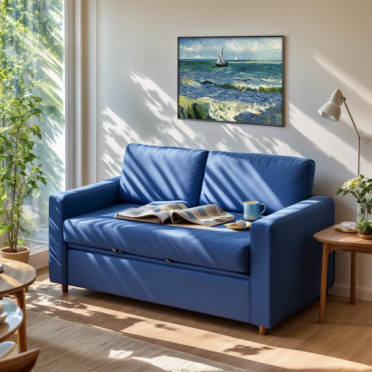 NIHO-JIUMA Diamond Painting Kits Van Gogh Seascape, DIY 5D Full Drill Diamond Art Gift for Adults/Teen, Home Decoration (40x50cm/16x20inches) NIHO-JIUMA