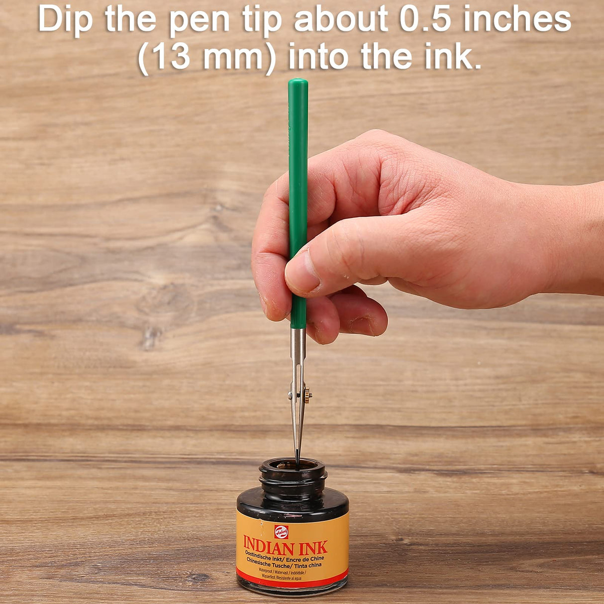 LOONENG Ruling Pen for Masking Fluid, Perfect Fine Line Drawing, Technical Cartography and Calligraphy, Suitable Use with Drawing Ink, Indian Ink Gouache LOONENG