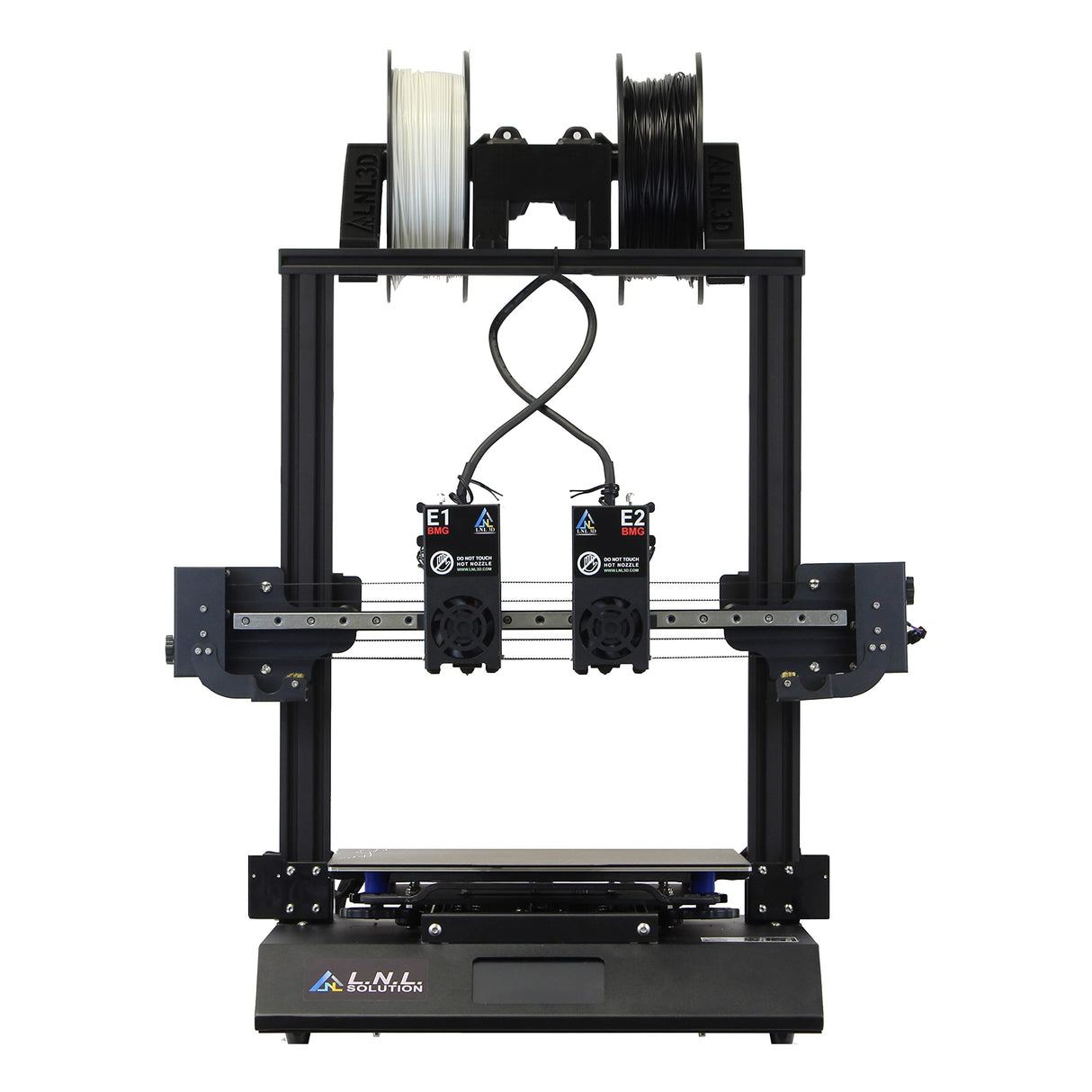 LNL TL-D3 V2 Dual BMG Extruder 3D Printer, TMC2209 32-bit Silent Mainboard, Wi-Fi Connect Remote Control, 300 Degree High Temperature, Removable Magnetic Platform,11.8''x11.8''x13.8'' LNL