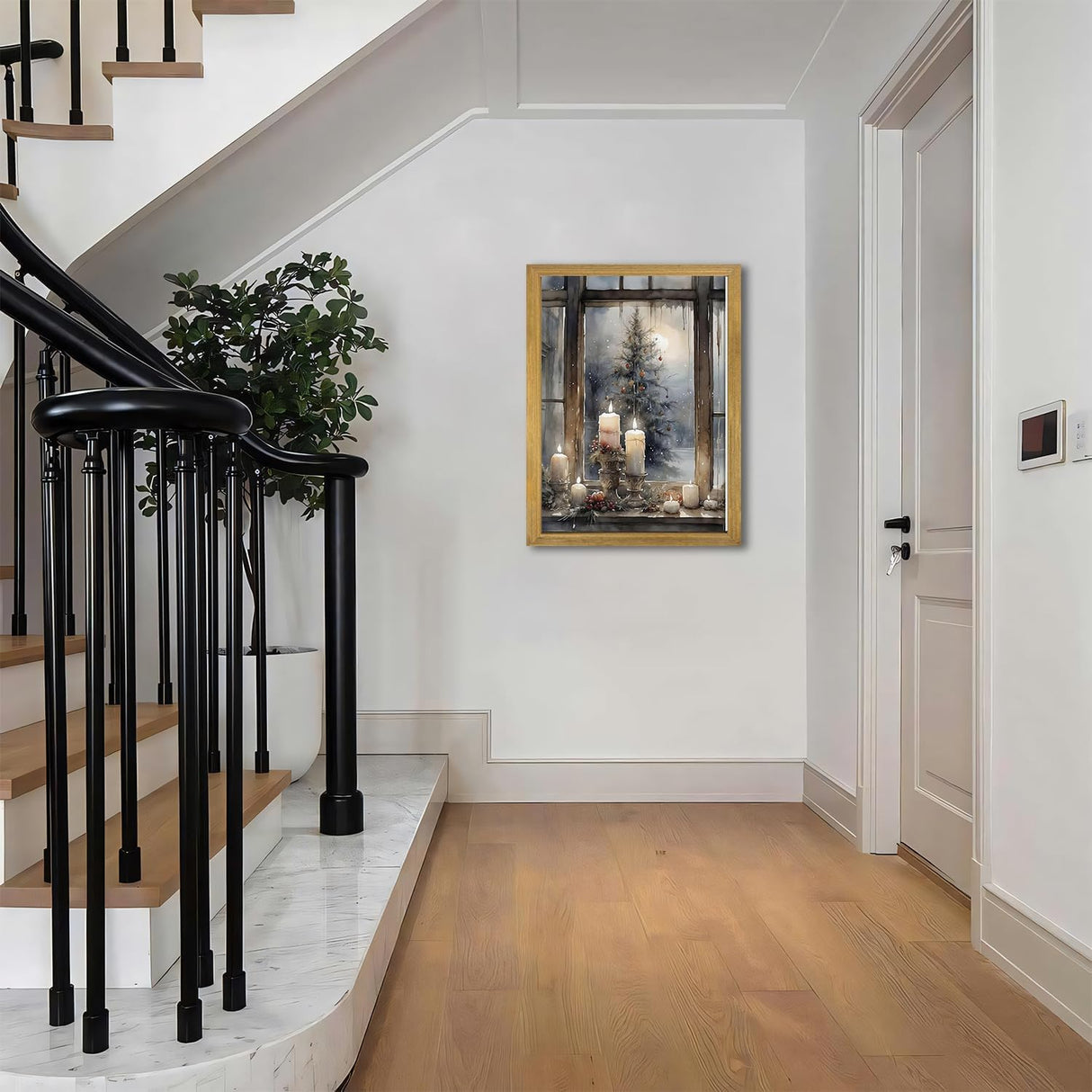 DAZZLEDOTS Diamond Art Kits for Adults, Christmas Diamond Painting Kits for Beginner Candle DIY 5D Full Drill Diamond Dots Crafts for Home Wall Decor Gifts 12x16 Inch DAZZLEDOTS