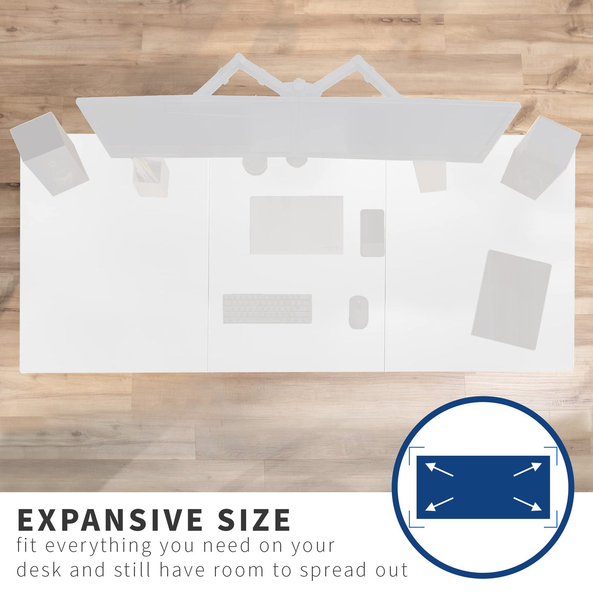 VIVO Universal 71 x 30 inch Table Top for Standard and Sit to Stand Height Adjustable Home and Office Desk Frames, White Desktop, DESK-TOP72-30W VIVO