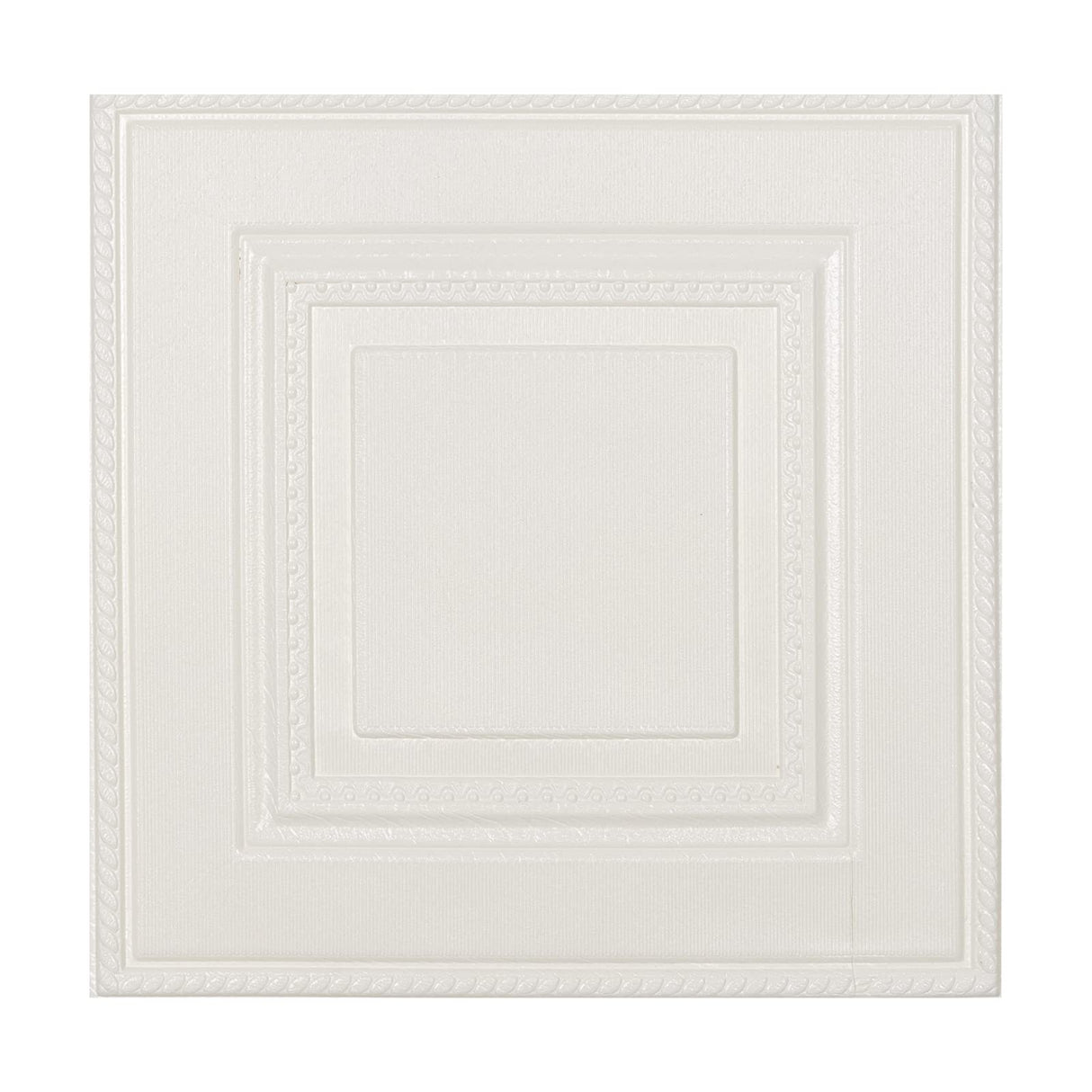 Ceiling Tiles, 16 Pack, Covered 21 Sq.Ft, Glue-up Ceiling Tiles Foam, Ceiling Tiles Peel and Stick, Easy to Install for Ceiling and Wall, Plain White๏ผ13.8 x 13.8 inch๏ผ Dureidos