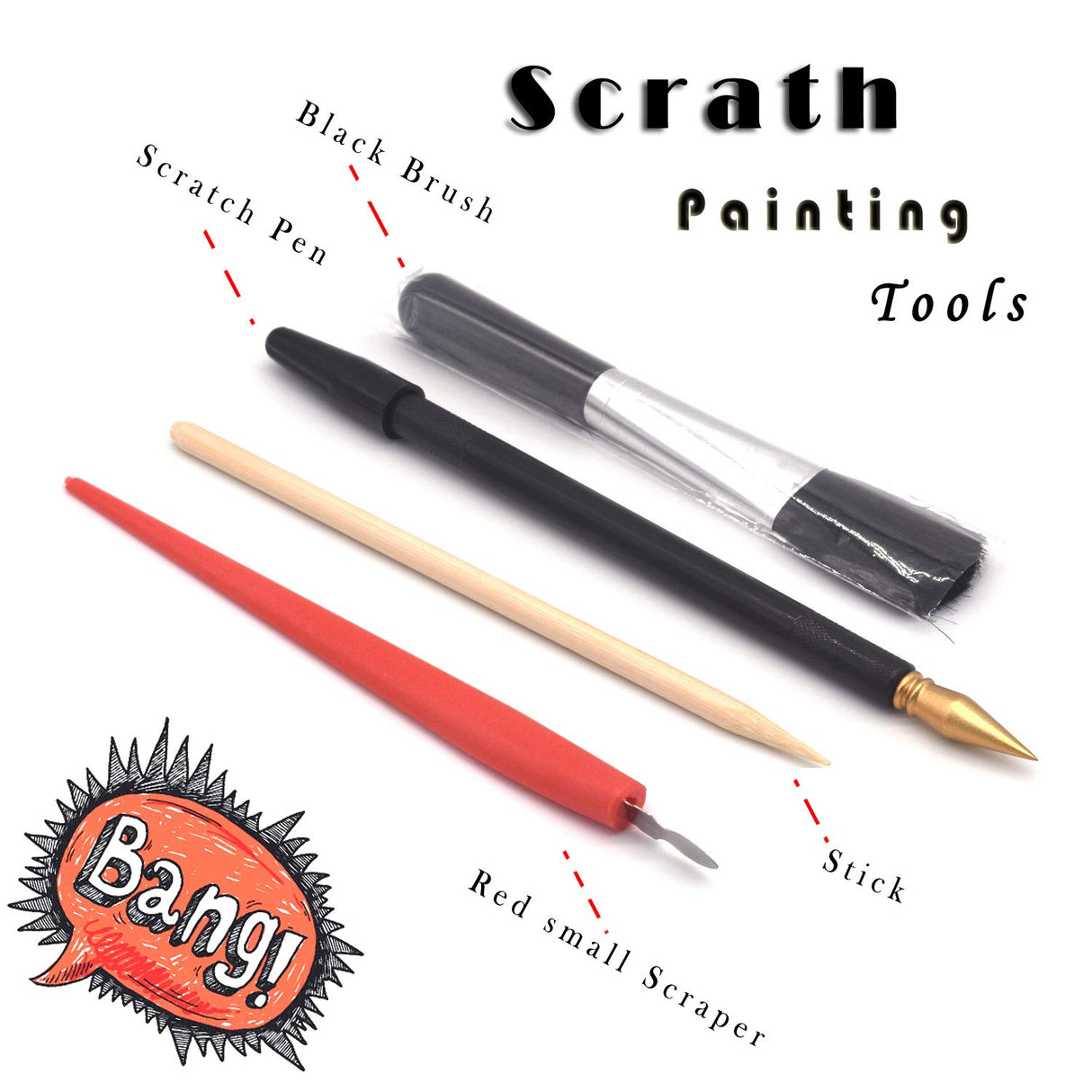 Scratch Art for Adults and Kids-City Landmarks Scratch Painting Craft Kit (8 Sheets A4)|DIY Foil Engraving Art Set|Stress Relief Gift for Travel Lovers, Craft Lovers, Home Decor (Firework&Sakura) BOTEEN