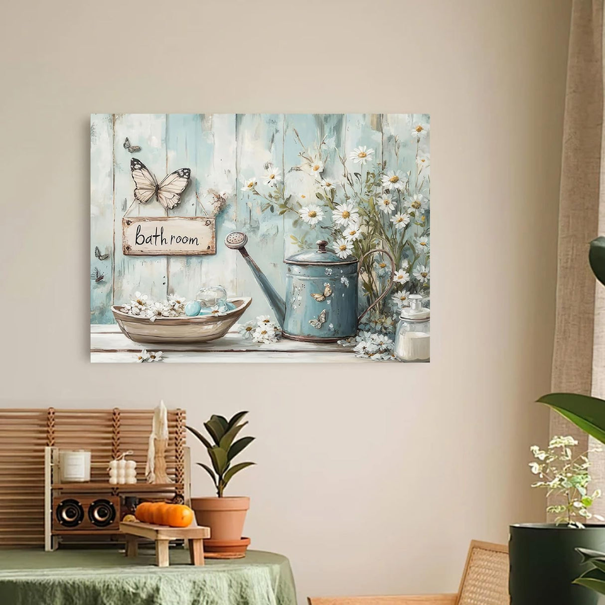 Diamond Painting Kits for Adults - Rustic Flower and Butterfly White Jasmine Flowers DIY 5D Diamond Art Kits Full Drill Diamond Dots Paintings with Diamonds Gem Art and Crafts Home Decor Gift 12X16 in Fairyland JinWenn