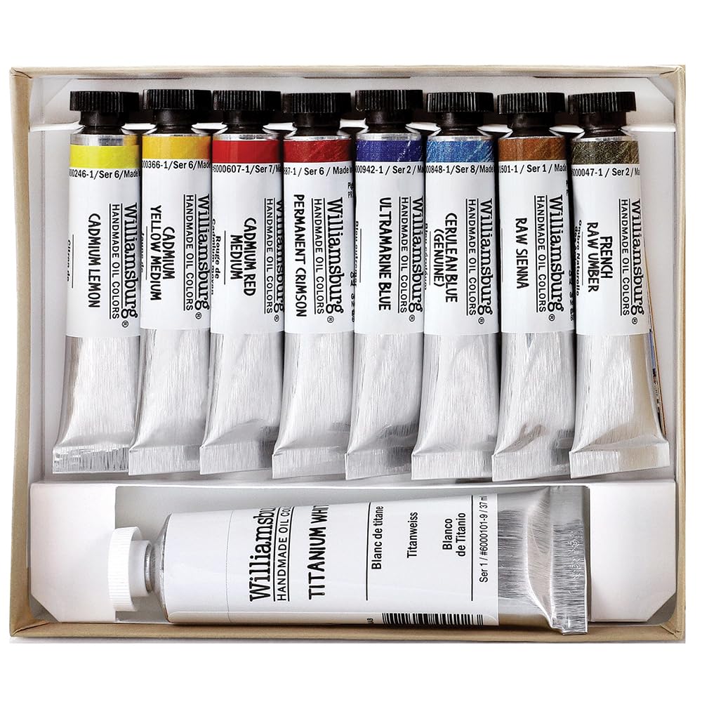 Williamsburg Artist Oil Colors by GOLDEN, Traditional 11ml Set Williamsburg