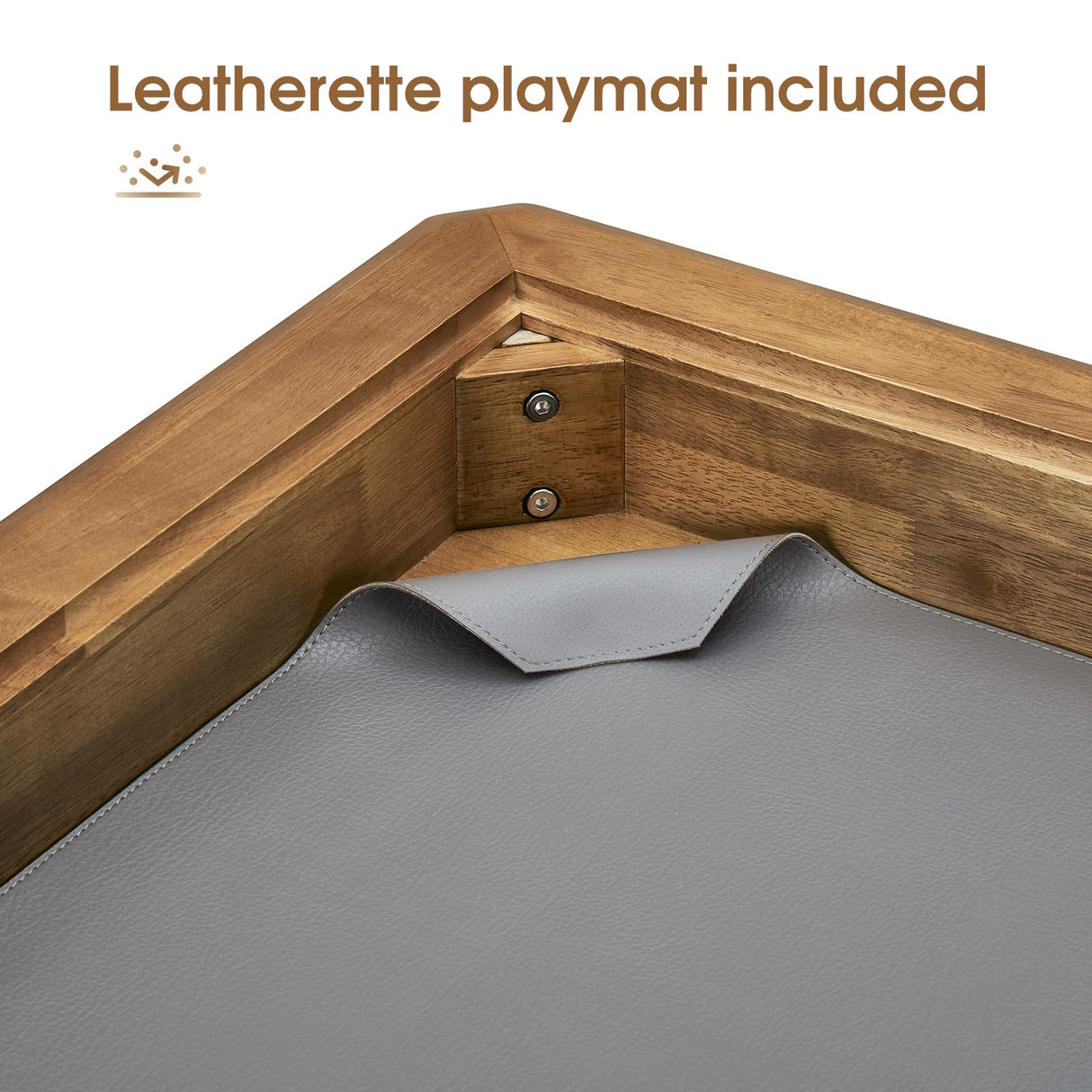 Board Game Table with Removable Table Top, Seats 4 to 6 Players with 4ft-9in x 2ft-9in Play Area, Includes Play Mat and Detachable Cup Holders, Minimal Assembly Required (Warm Walnut) Brimhart