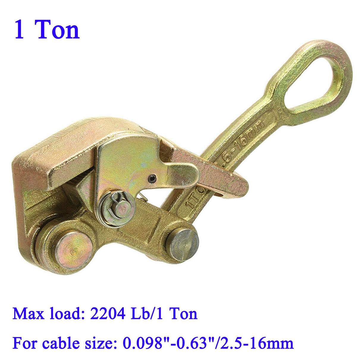 Mr.EV Cable Grip Wire Gripper Steel Cable Puller Tool for Wire Rope,Pulling 2204 Lbs (1T) Mr.EV