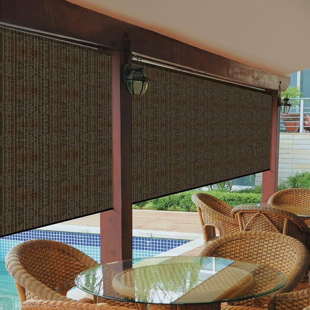 90% Shade Cloth Sun Shade Fabric Privacy Screen Shade Cover for Patio Garden Pergola Shade Cover Canopy with Gromments EMERIT