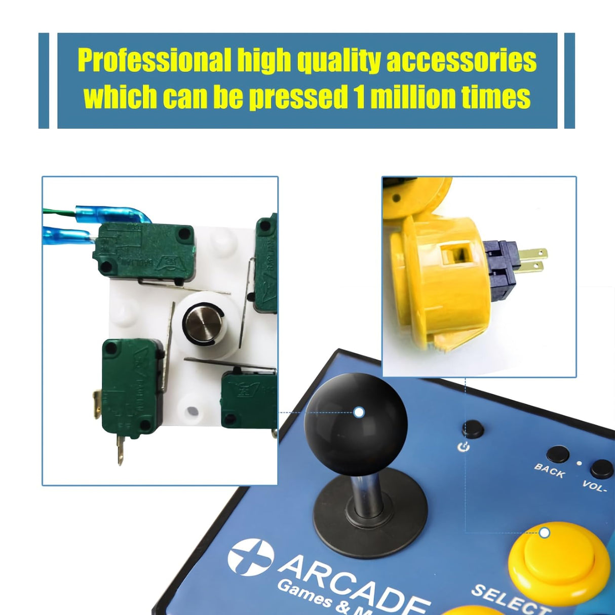 Handheld Arcade Game Console -10 Inch Mini Arcade Machine Cabinet - Classics Mini Player -Retro Games Included -Tabletop and Bartop Support for TV Output, Birthday Present Gift for Kids NBCP