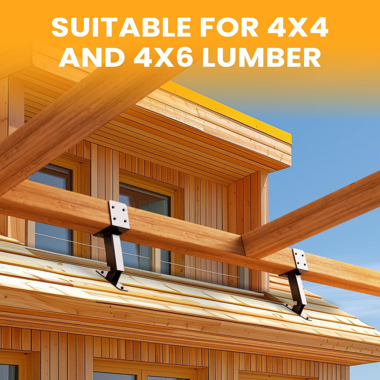 3 Pack Pergola Roof Riser, 304 Stainless Steel Roof Riser Brackets for Patio Cover, 90 Degree Adjustable Saddle Pergola Roof Riser Beam Brackets for Gazebo Roof Patio Pergola (Saddle Brackets) PURRPAXZ