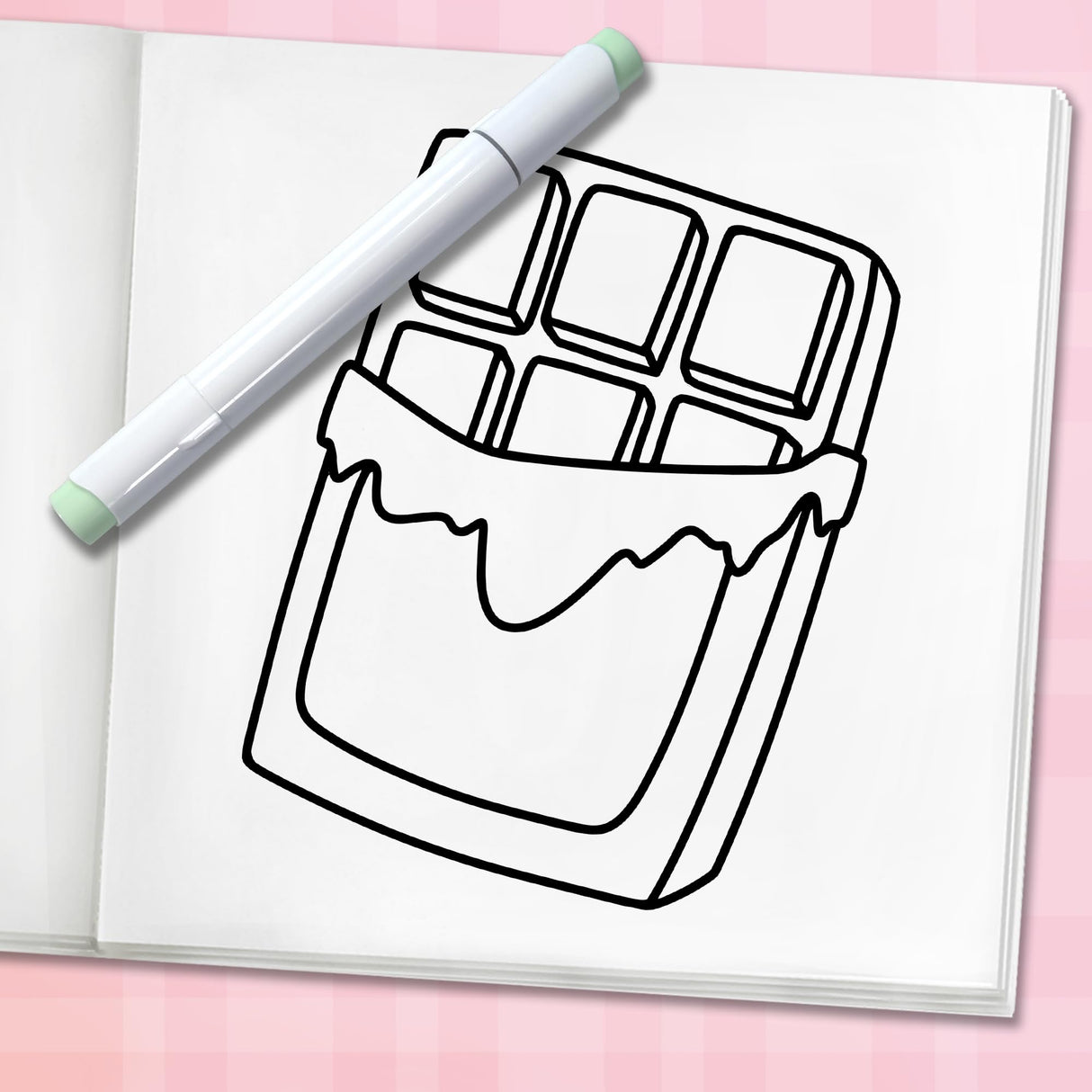 Cute & Sweet Coloring Book: Bold, Easy, and Simple Food Designs for Adults with Cakes, Candies, Ice Cream, Pastries, Desserts, and More! (Bold and Easy Coloring Books) WoodArtSupply
