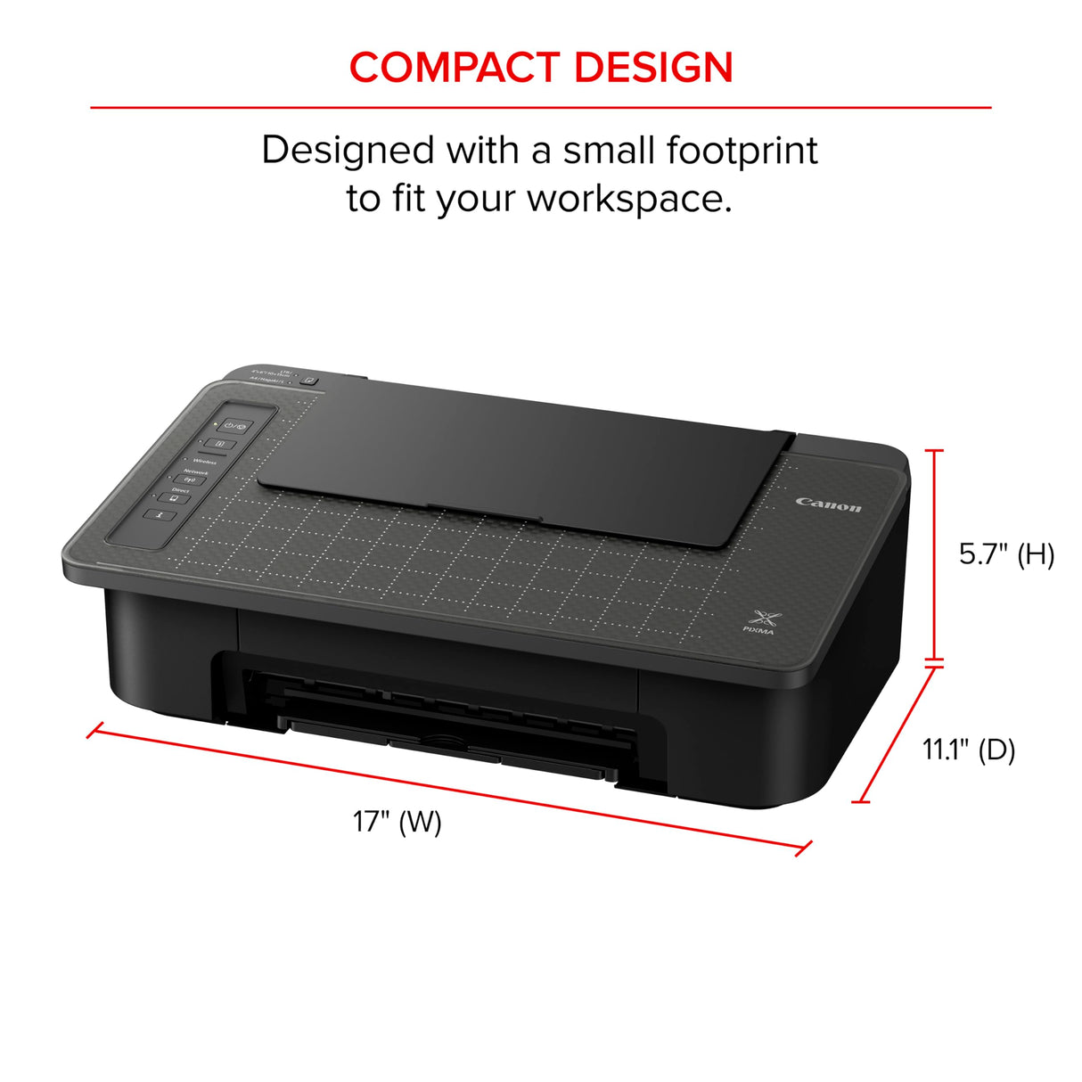 Canon USA PIXMA TS302a Wireless Inkjet Home Printer Canon