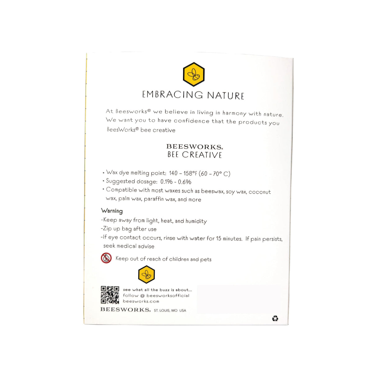 Beesworks Wax Candle Dyes - 16 Colors Wax Dyes for DIY Candle Making, Soap Making (0.15 oz per Color) BEESWORKS