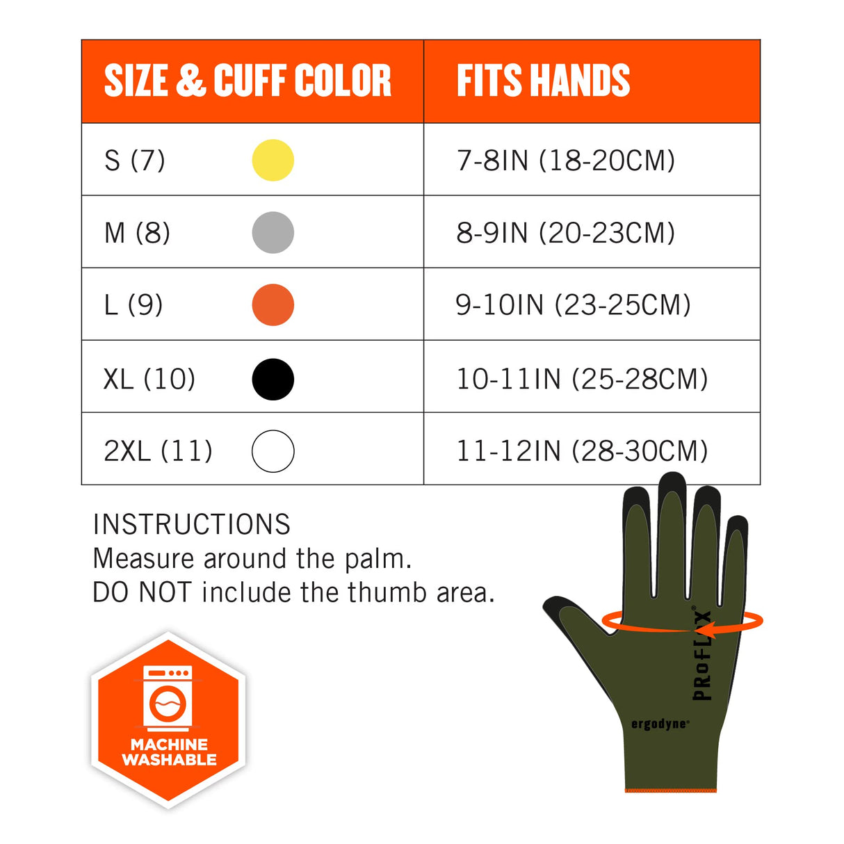 Ergodyne ProFlex 7042 Cut Resistant Work Gloves, ANSI A4, Contact Heat Resistant, Sandy Nitrile Coated Palms, 18g Aramid, Green, Large US Ergodyne
