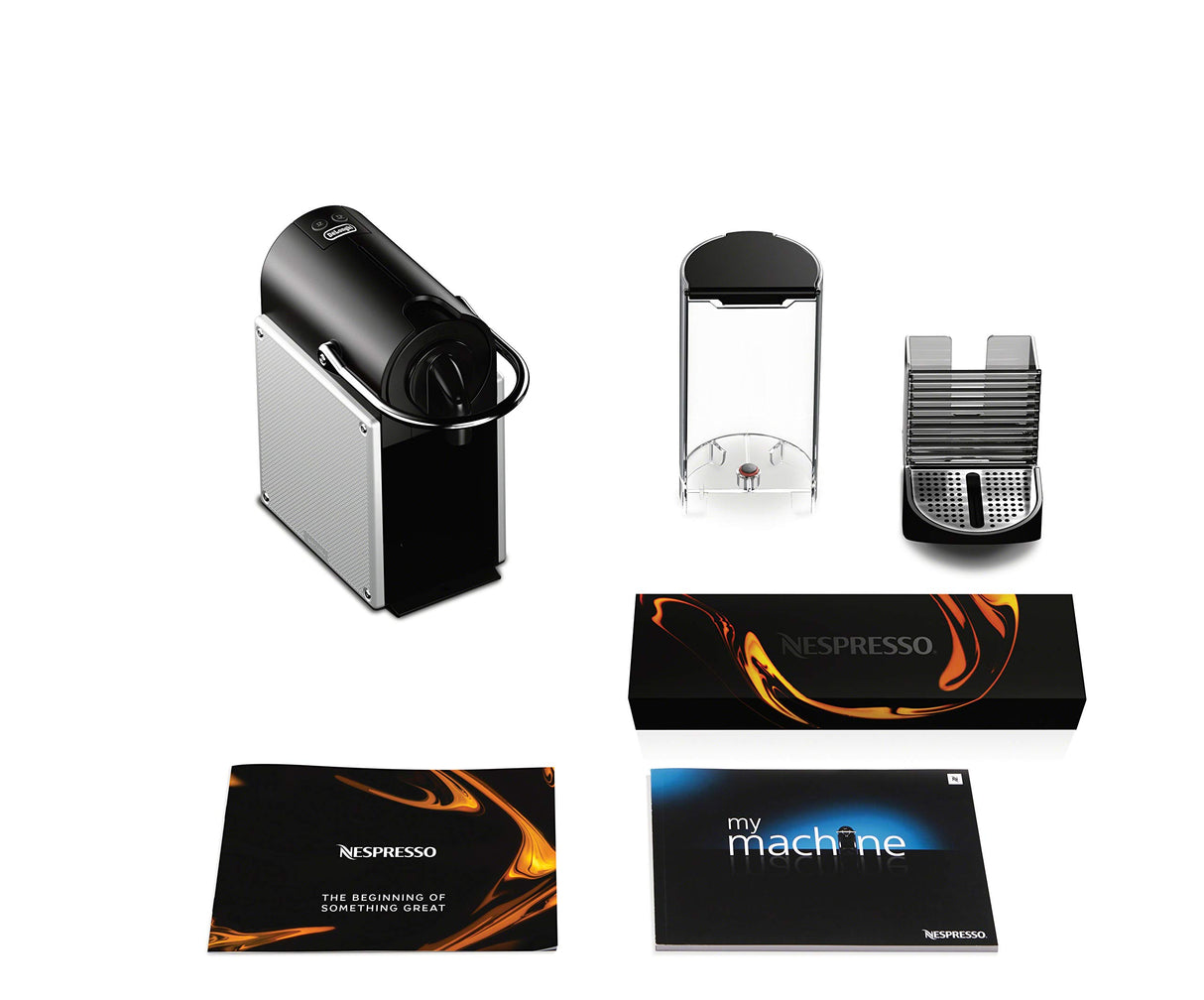 Nespresso Pixie Espresso Machine by De'Longhi, 1100ml, Aluminum,Silver Nespresso