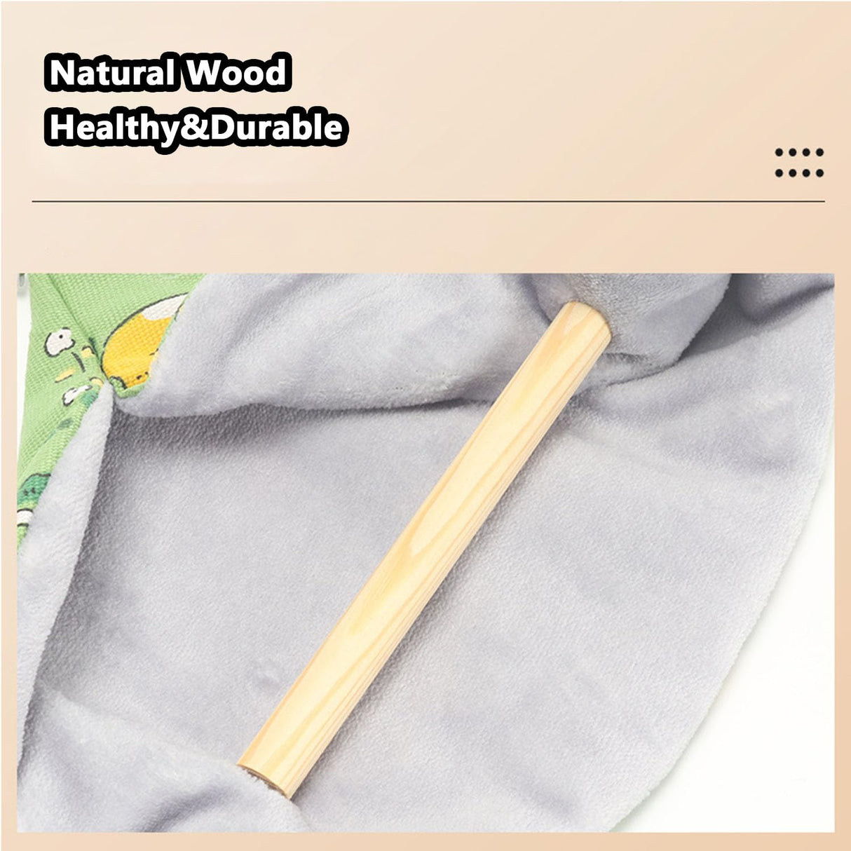 FLAdorepet Bird Bed Blanket Parrot Nest Snuggle Hut for Cage Accessories,Parakeet Warm House Hanging Tent Bed Hammock Wood Stand Perch Swing Toy for Cockatiel Lovebird Cockatoo (Green, One Size) FLAdorepet