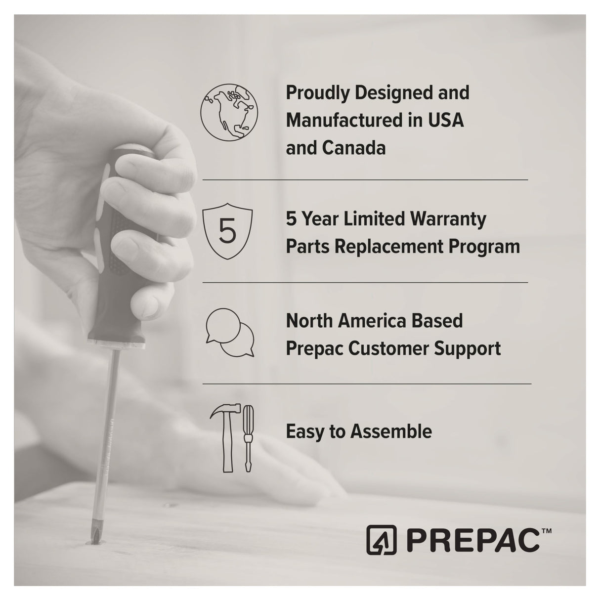 Prepac Elite Black Wall Mount Cabinet - Versatile Storage for Kitchen, Bathroom, and Garage Prepac