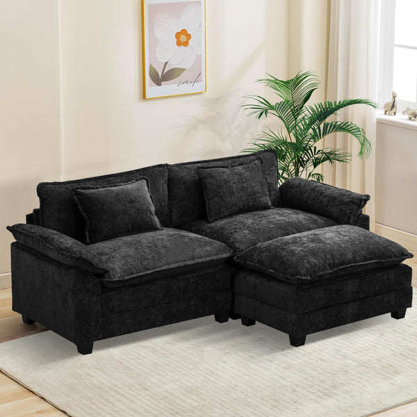 Oprisen Modular Sectional Sofa, Comfy Cloud Couch Sectional Sofa with ...