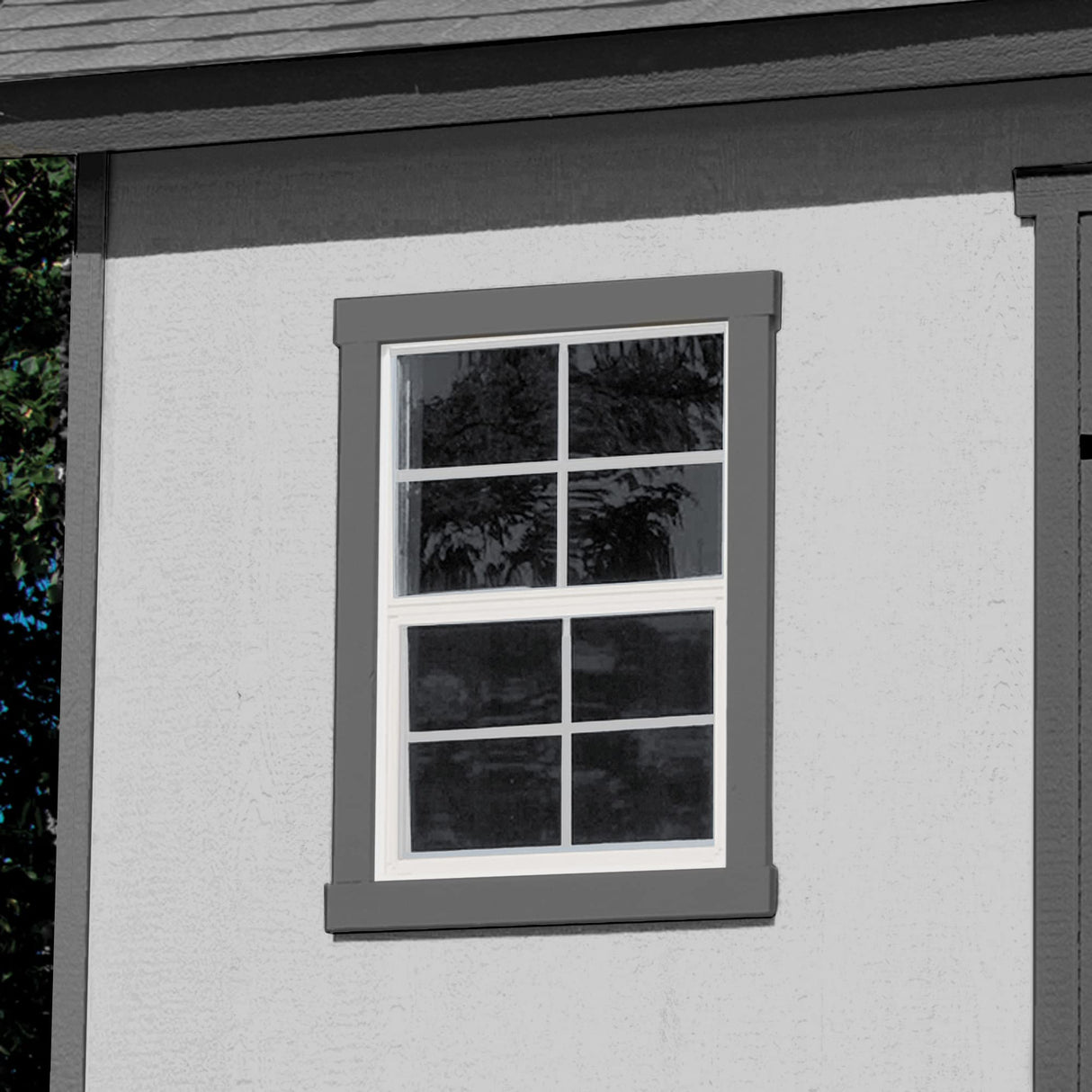 Handy Home Products Beachwood 8x12 Do-it-Yourself Wooden Storage Shed Tan Handy Home Products