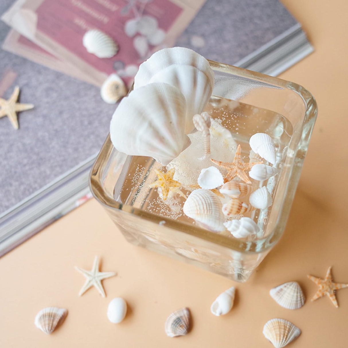 CoolCrafts 14 OZ Gel Wax for Candle Making Clear Jelly Candle Wax for Decorative Projects CoolCrafts