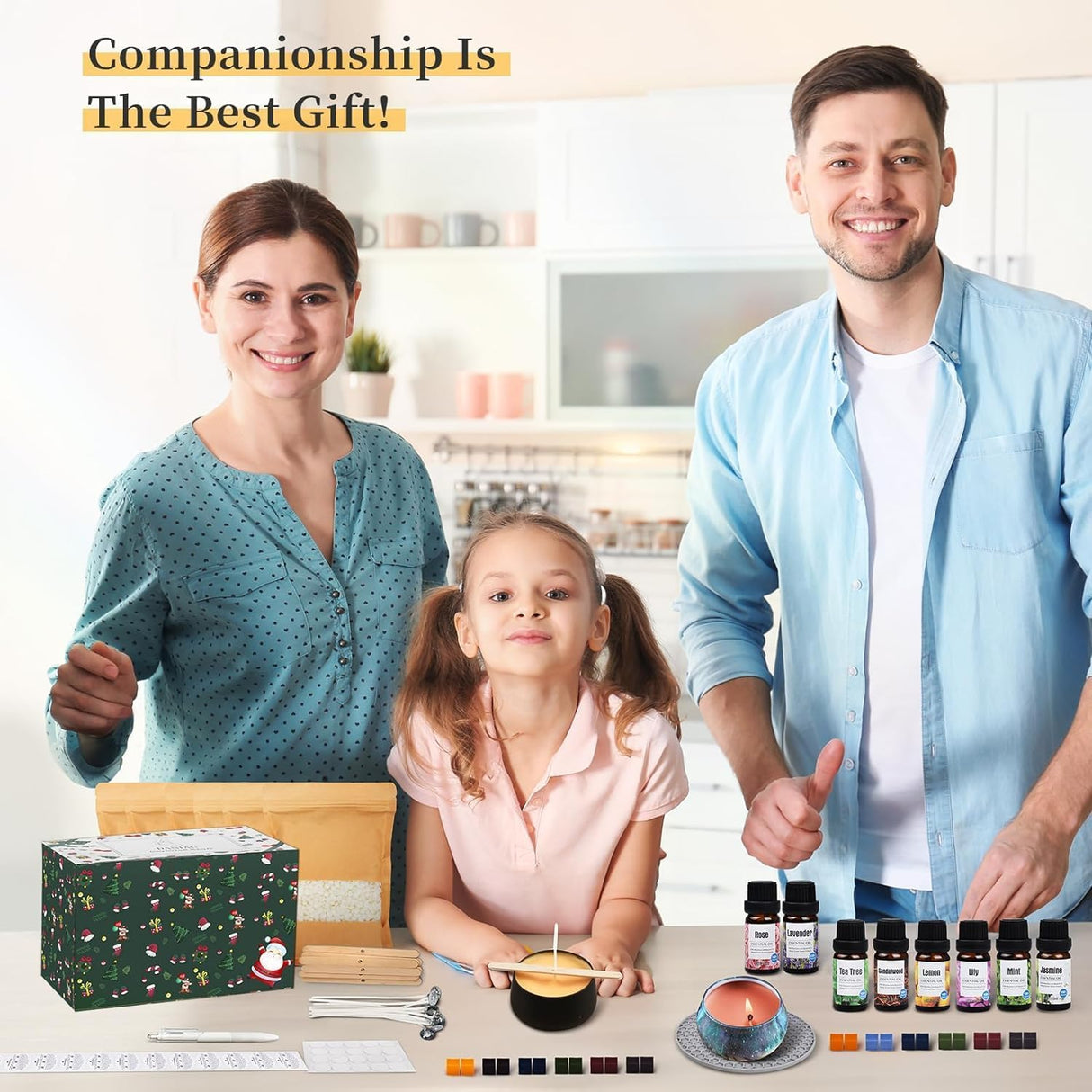 DANIAU Candle Making Kits for Adults, DIY Candle Making Supplies with Wax Melter,Premium DIY Starter Full Candle Making Set Perfect Arts & Crafts Kits Gifts DANIAU