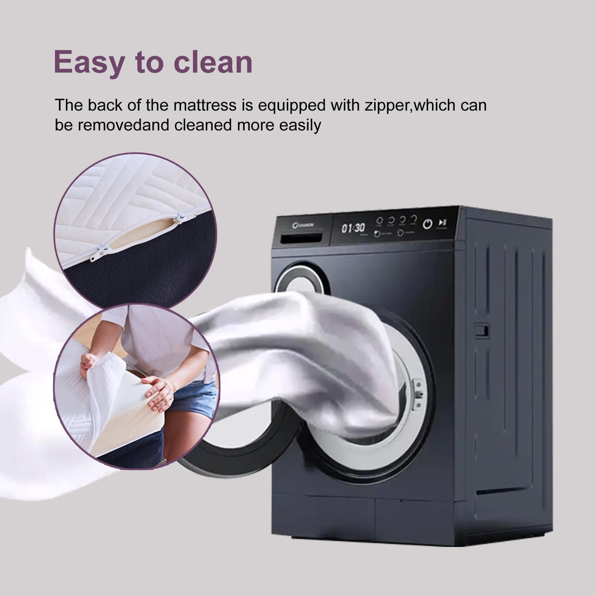 KOPEECHO Twin Size Mattress, 6 Inch Gel Memory Foam Mattresses, Medium Firm for Cool Sleeping, Pressure Relief, Easily Replaceable,CertiPUR-US Certified Colchón in a Box KOPEECHO