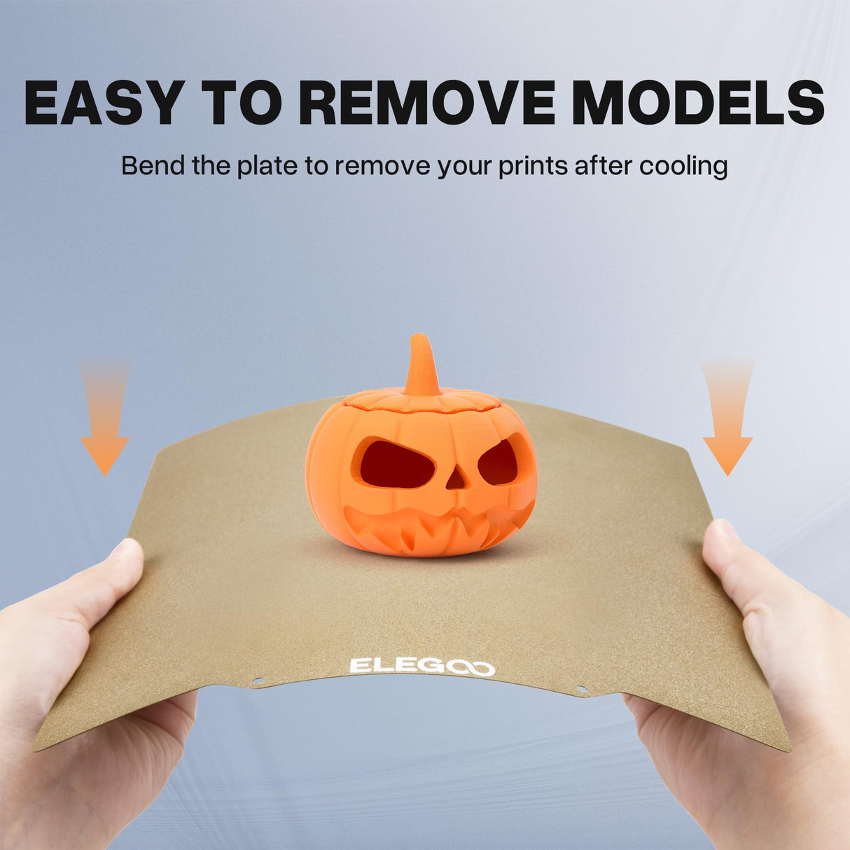 ELEGOO 235x235mm PEI Sheet Magnetic Build Plate, PEI Spring Steel Flexible Platform with Adhesive Bed for Neptune 3 Pro 3D Printer ELEGOO