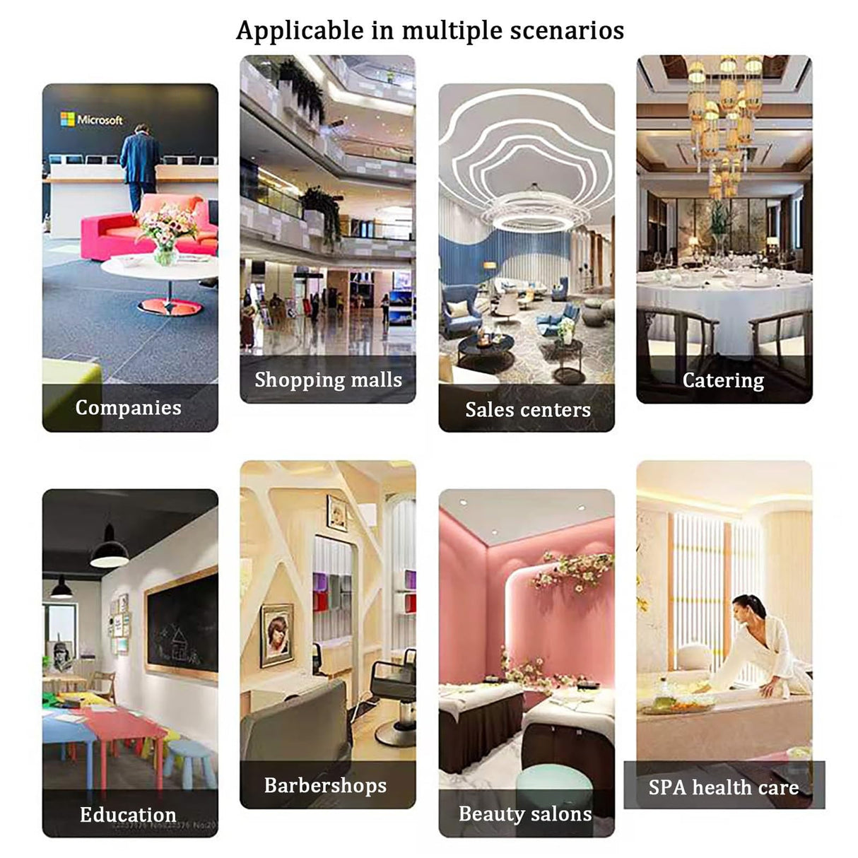 60″/71″ Modern Desk with Counter and Drawers, L Shaped Reception Desk with LED Lights, Made of Multi-Layer Solid Wood,Suitable for Lobby, Salon, Retail, Corporate Hall (Walnut-Right, 71″) Generic