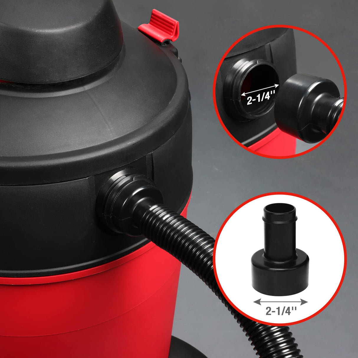 Goldblatt Dust Free Hand Sander, Dustless Drywall Vacuum Sander, with 6.5 ft Hose, Sanding Pad, Adapter Goldblatt