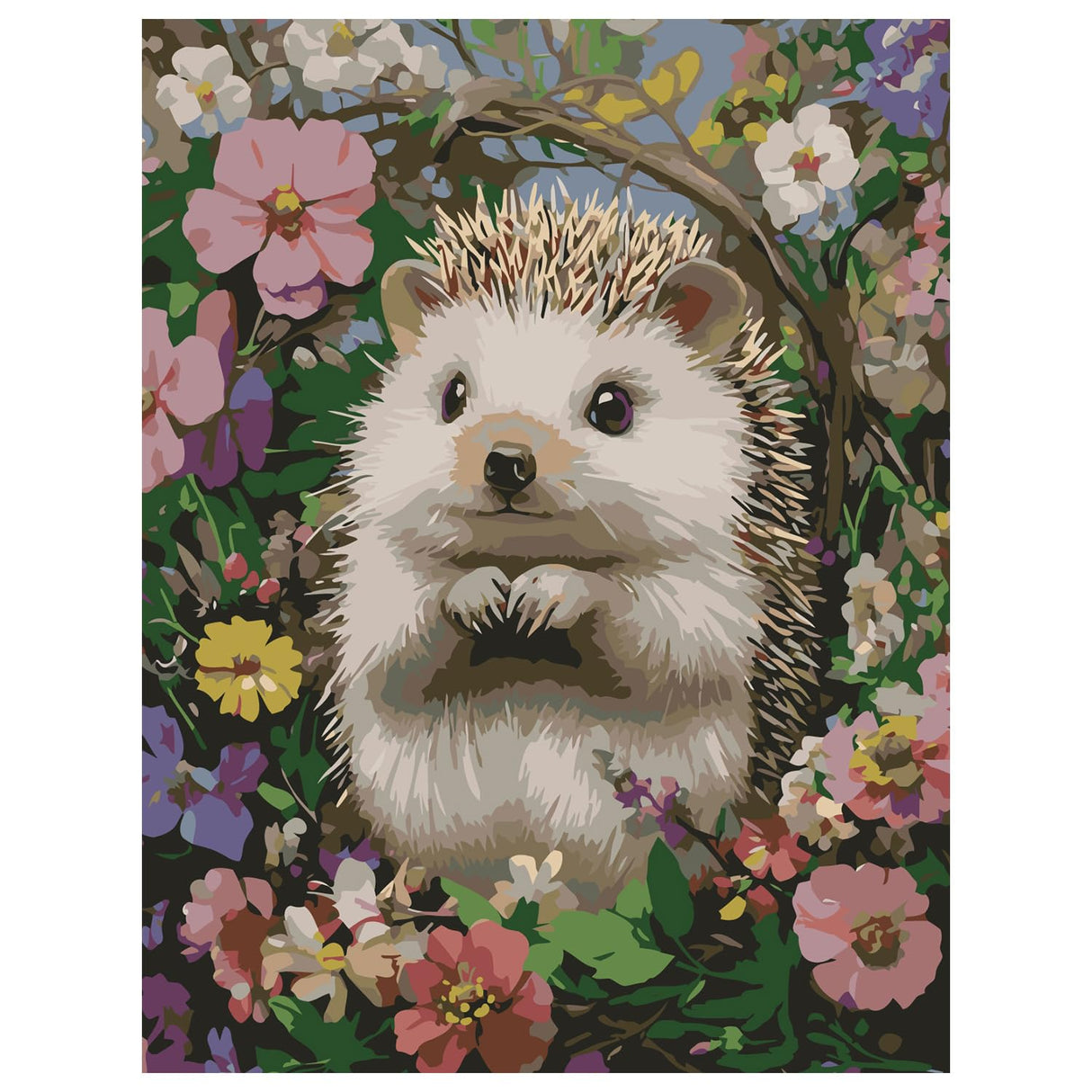 Aestalrcus Hedgehog Diamond Painting Kits for Adults, Animal Diamond Art Kits for Adults, 5D Gem Art and Crafts for Gift Home Wall Decor 12x16 Inch Aestalrcus