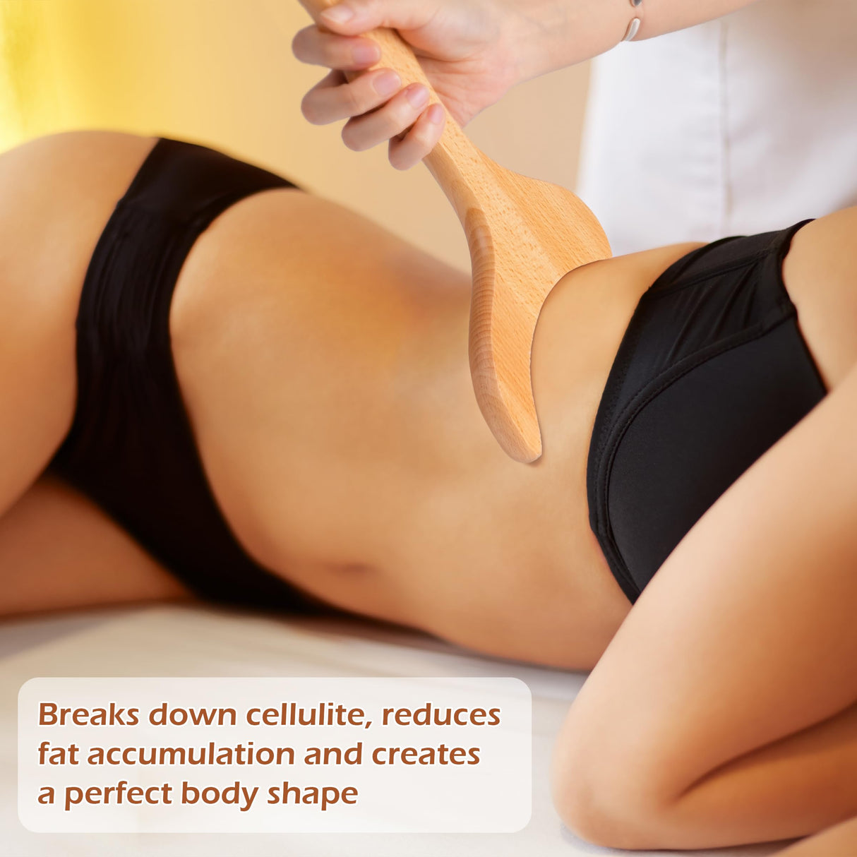 Wood Therapy Massage Tools, Wooden Lymphatic Drainage Massager, Body Sculpting Tools, Wood Therapy Tools for Cellulite Reduction, Muscle Tension Relief, Body Contouring and Shape Enhancement MoHern