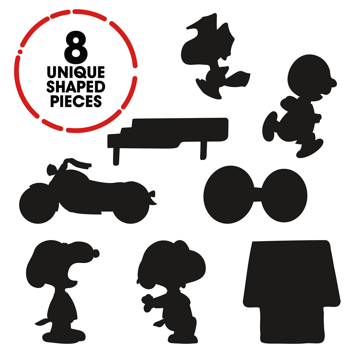 AQUARIUS - Peanuts Joe Cool Shaped 1000 Piece Jigsaw Puzzles AQUARIUS