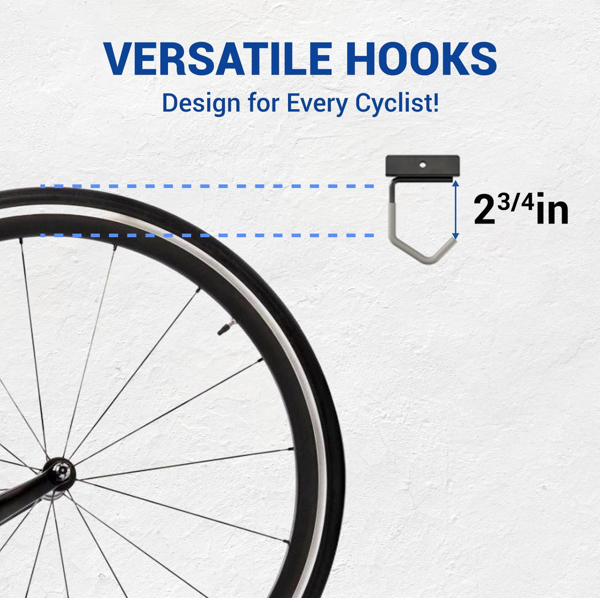 Yes4All Freestanding Bike Storage Rack, 300 Lbs 5 Levels Sturdy Steel Vertical Bike Rack, Bike Racks for Home and Garage Organizer, Indoor/Outdoor Bike Storage Rack Yes4All