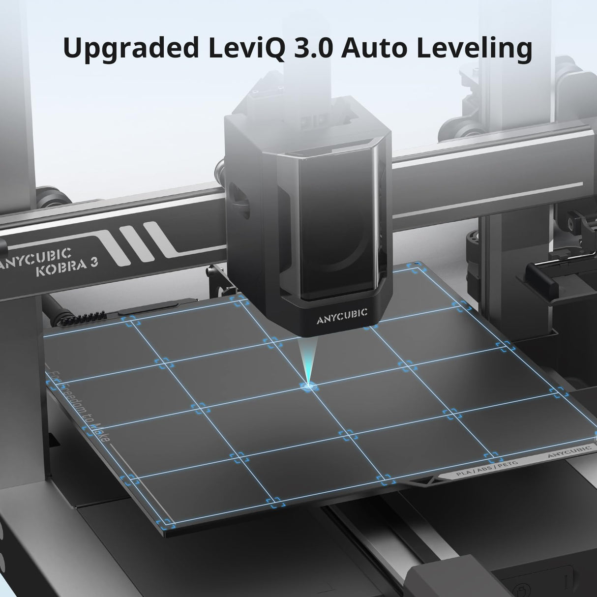 Anycubic Kobra 3 Combo Without Filament, Multicolor 3D Printer Smart Print in 4 Colors with Anycubic ACE Pro, Max 600mm/s Speed 4.3-inch Adjustable Screen, Filament Drying at All Times, 250x250x260mm ANYCUBIC