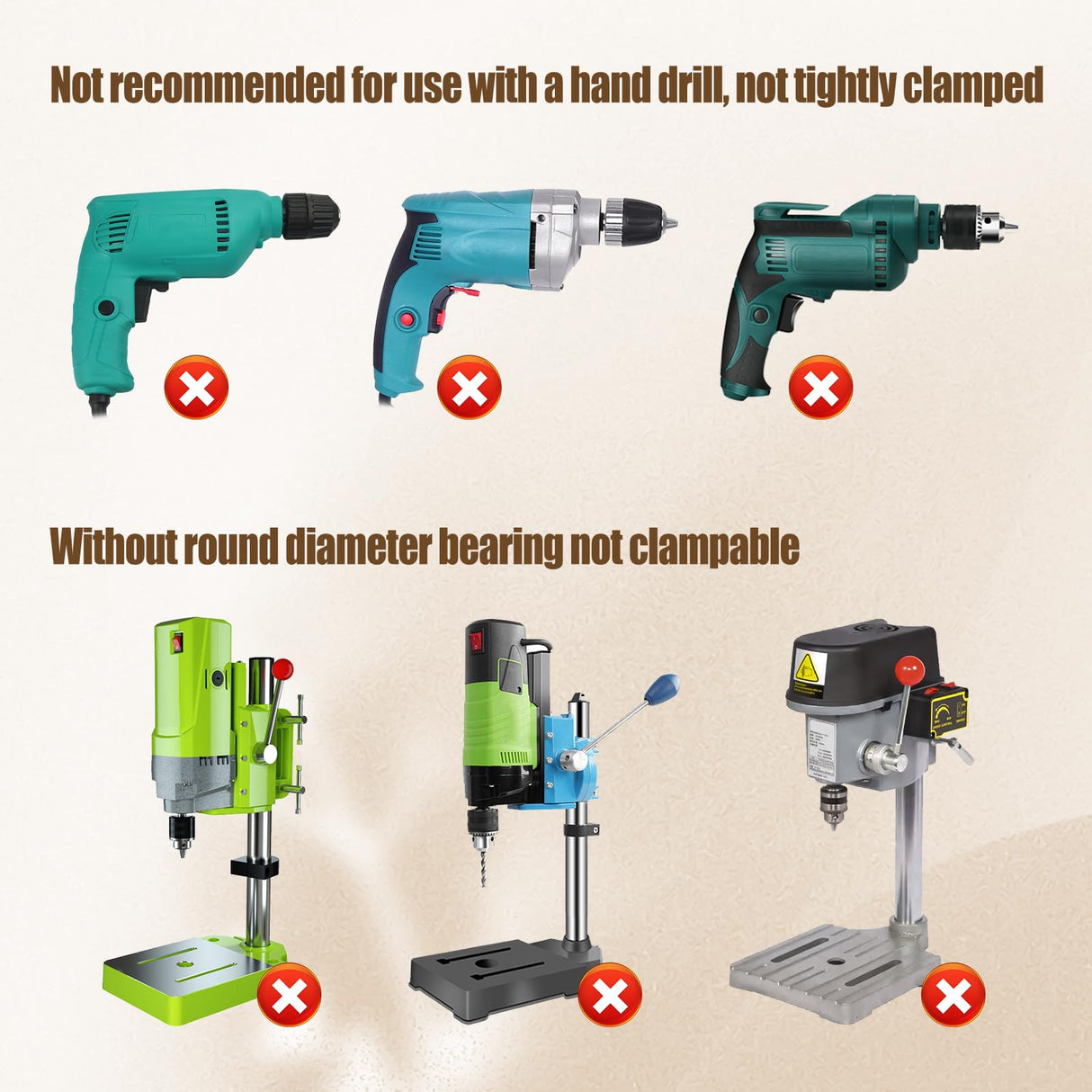 HSOKEW Woodworking Square Hole Drill Bits with Adapter, Wood Mortising Chisel Set Wood Square Hole Mortising Chisel Drill Bit for Mortising Machines (1/4, 5/16, 3/8, 7/16, 1/2) HSOKEW