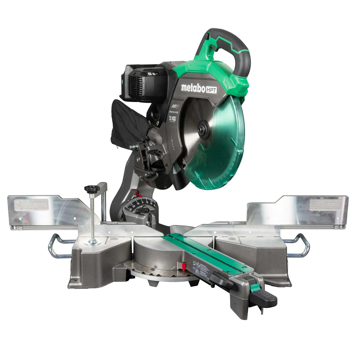 Metabo HPT 36V MultiVolt 12-Inch Dual Bevel Sliding Miter Saw, Torque Boost Technology, Precise Xact Cut Shadow Line, Upfront Bevel Controls, One Touch Miter Lock, Tool Body Only, C3612DRAQ4 Metabo HPT