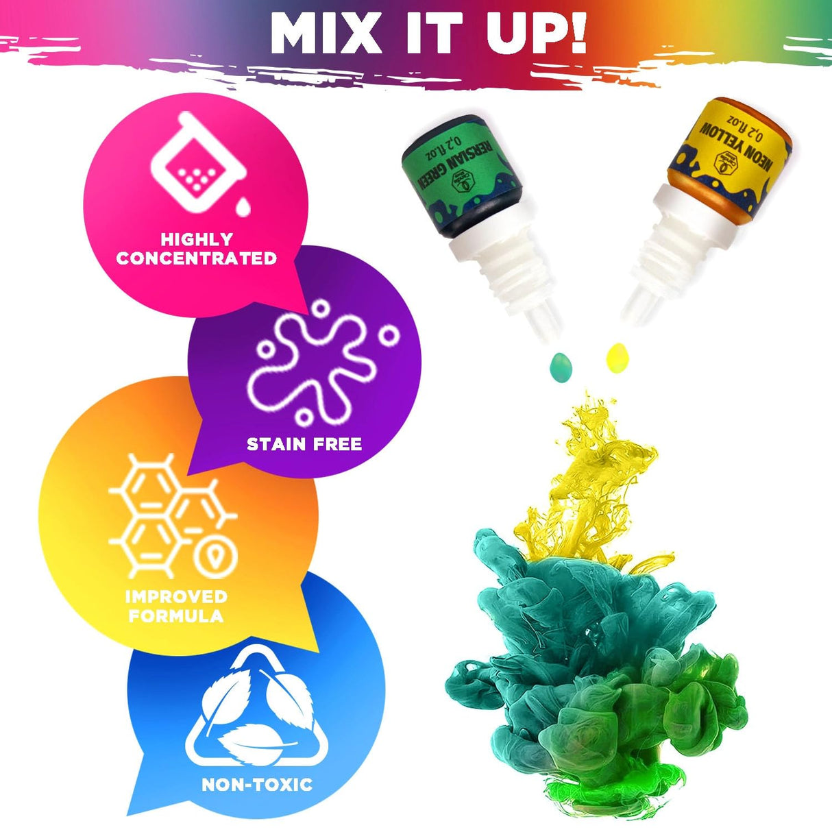 Liquid Candle Wax Dye for Soy Candle Making - 16 Popular Candle Dye Coloring Chips - Premium Liquid Candle Wax Coloring - Highly Concentrated Candle Colors Candle Shop