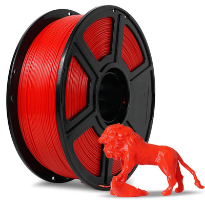 FLASHFORGE ASA Filament 1.75mm Traffic Red, 3D Printer Filament 1kg (2.2lbs) Spool, Dimensional Accuracy +/- 0.02mm, Durable, High UV-Resistant, Perfect for Printing Outdoor Functional Parts