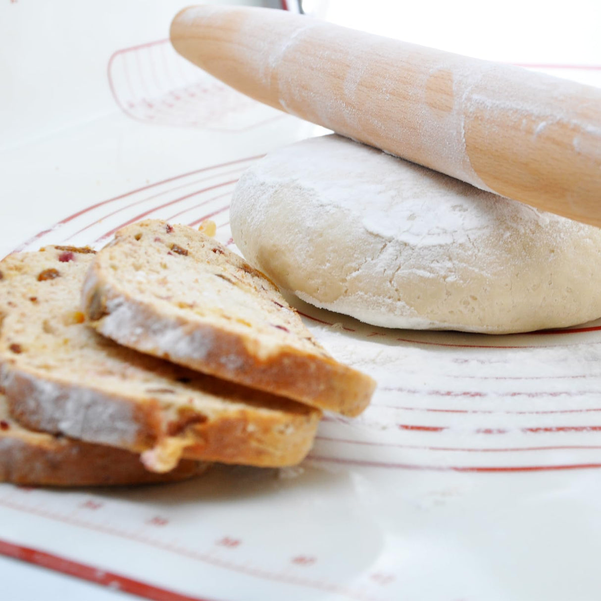 TUSIWIT Wooden French Rolling Pin for Baking and Pastry (beech wood, 16 inches) TUSIWIT