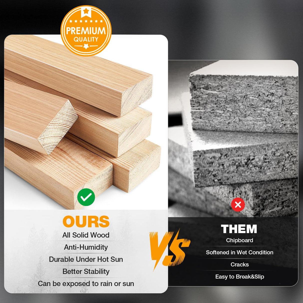 Ghosthorn Fishing Rod Holders for Garage Fishing Pole Rack Hold up to 10 Rods Fishing Pole Holders Wooden Organizer Fishing Rod Rack car Fishing Gear Storage Equipment (4 Tier) Ghosthorn