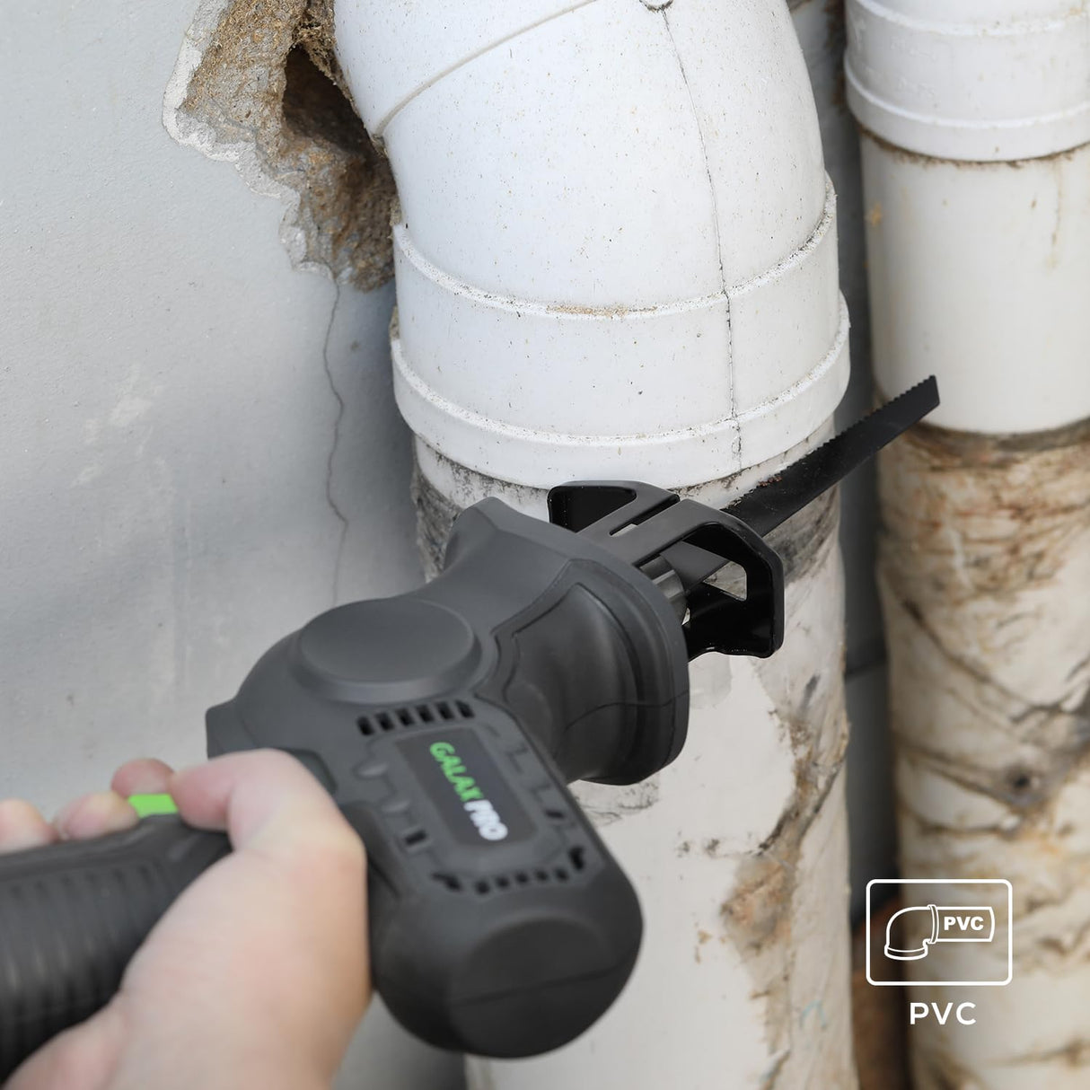 GALAX PRO 20V Cordless Reciprocating Saw, 0-3000RPM Variable Speed Power Reciprocating Saw with 4.0Ah Battery, 2pcs Wood Saw Blades & 1pcs Metal Saw Blade GALAX PRO