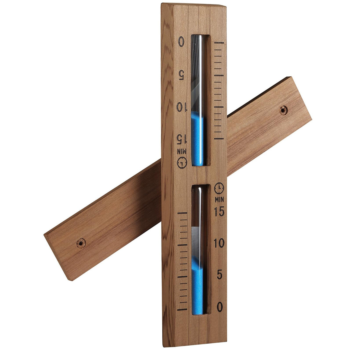 Foxyoo Sauna Sand Timer - 15 Minute Timer Sauna Accessories, Handmade of Canadian Red Cedar Foxyoo