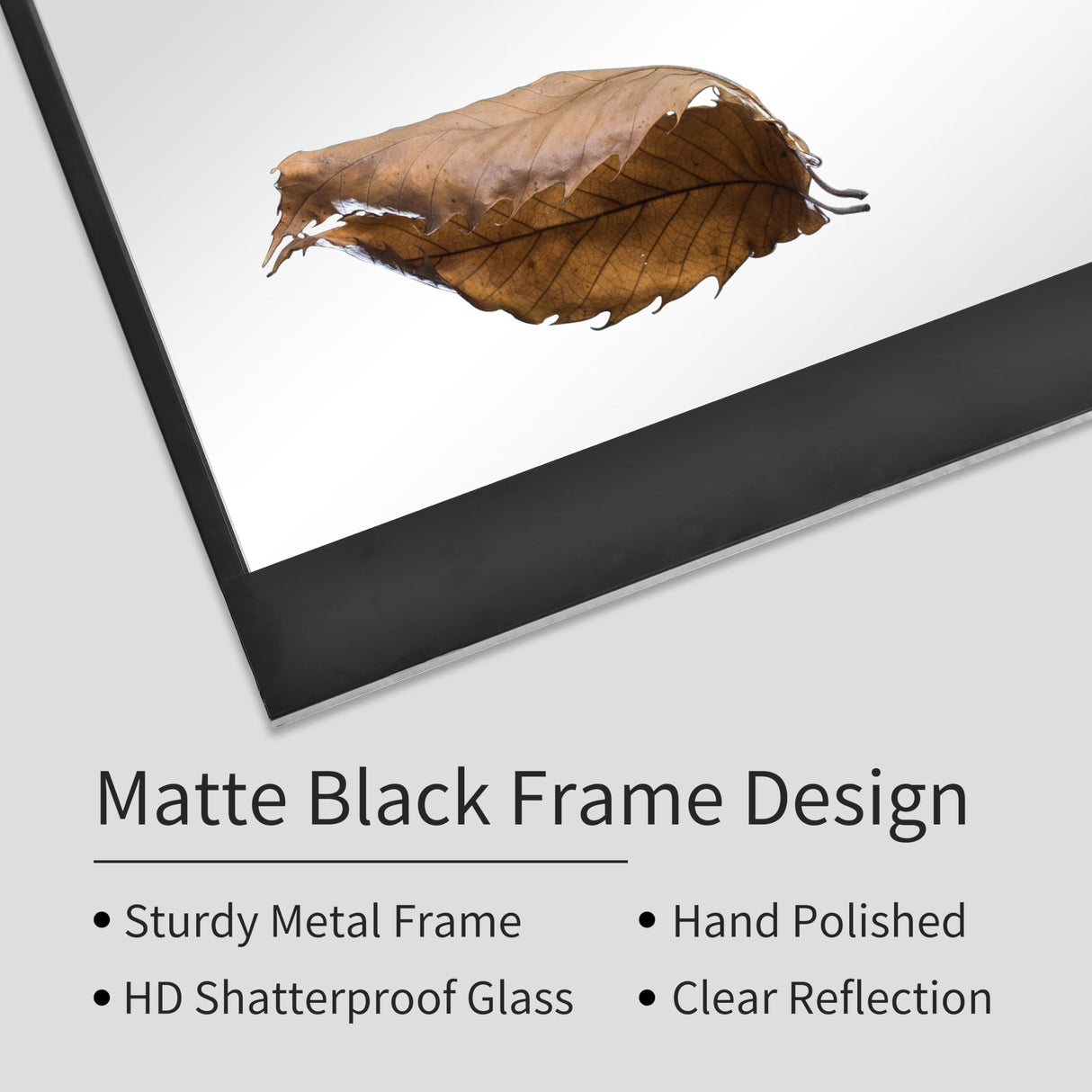 MYTHFUL 40x28 Inch Rectangle Bathroom Vanity Mirror for Wall Mounted Over Sink Farmhouse Rustic Matte Black Frame Barn Door Mirrors Foyer Entryway Decor MYTHFUL
