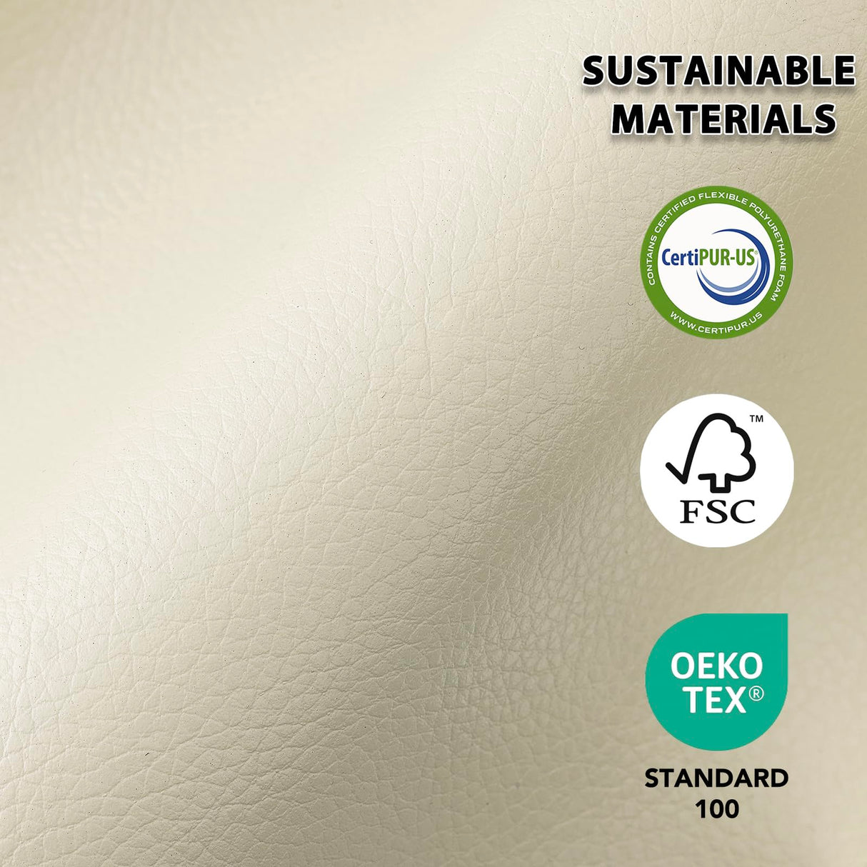 EONIX Triple Motor Lay Flat Power Lift Recliner Chair for Elderly with Massage, 400lbs Electirc Lift Chair for Living Room, Independent Adjustable Backrest Headrest, Extended Footrest, Cream White EONIX