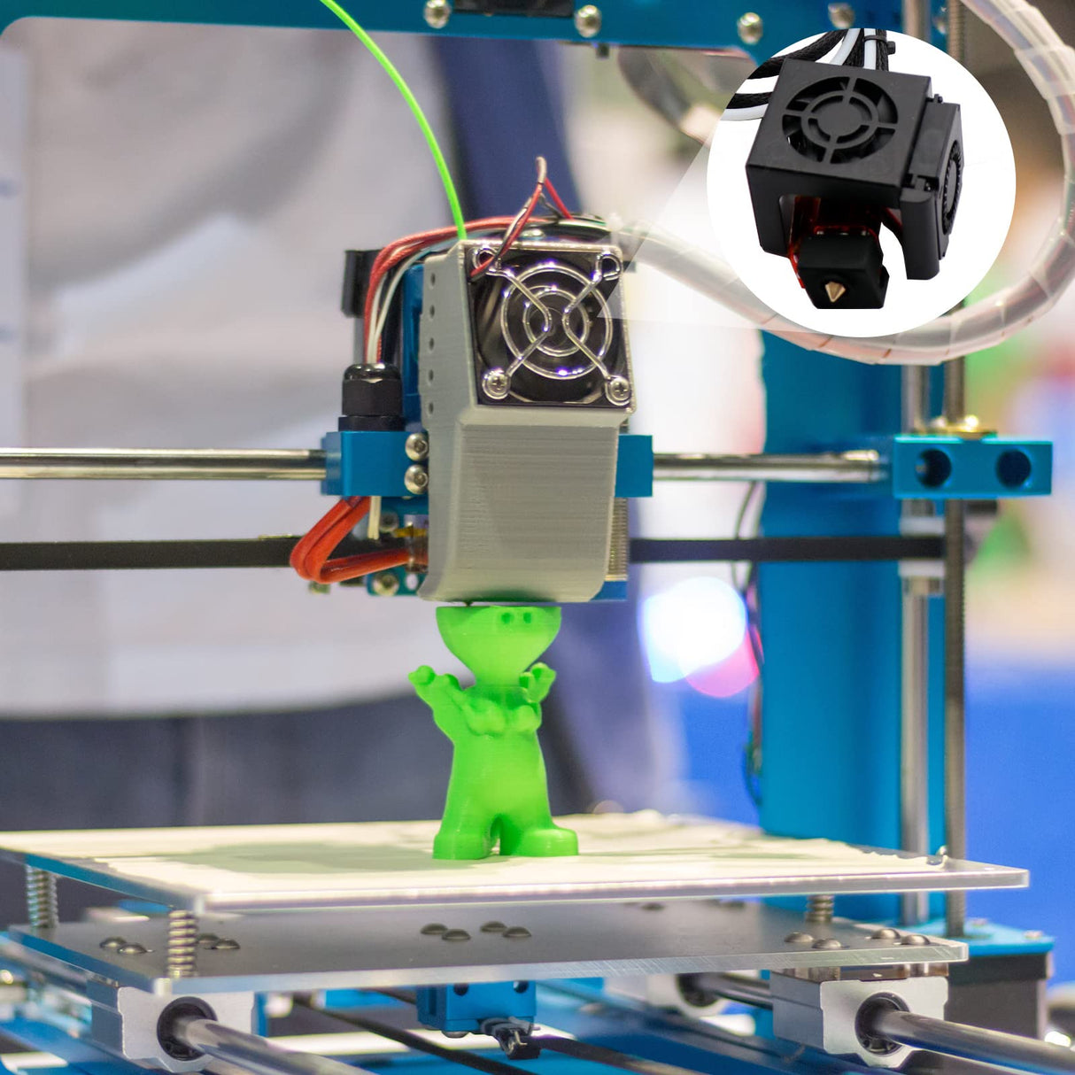 3D Printer Hotend Silicone Sock, 6 PCS Heater Block Silicone Cover for Creality Ender 3/3 Pro/3 V2, Ender 5/5 Plus/ 5 Pro, CR 10 Series, MK7/ 8/9 3D Printer Hotend KITANIS