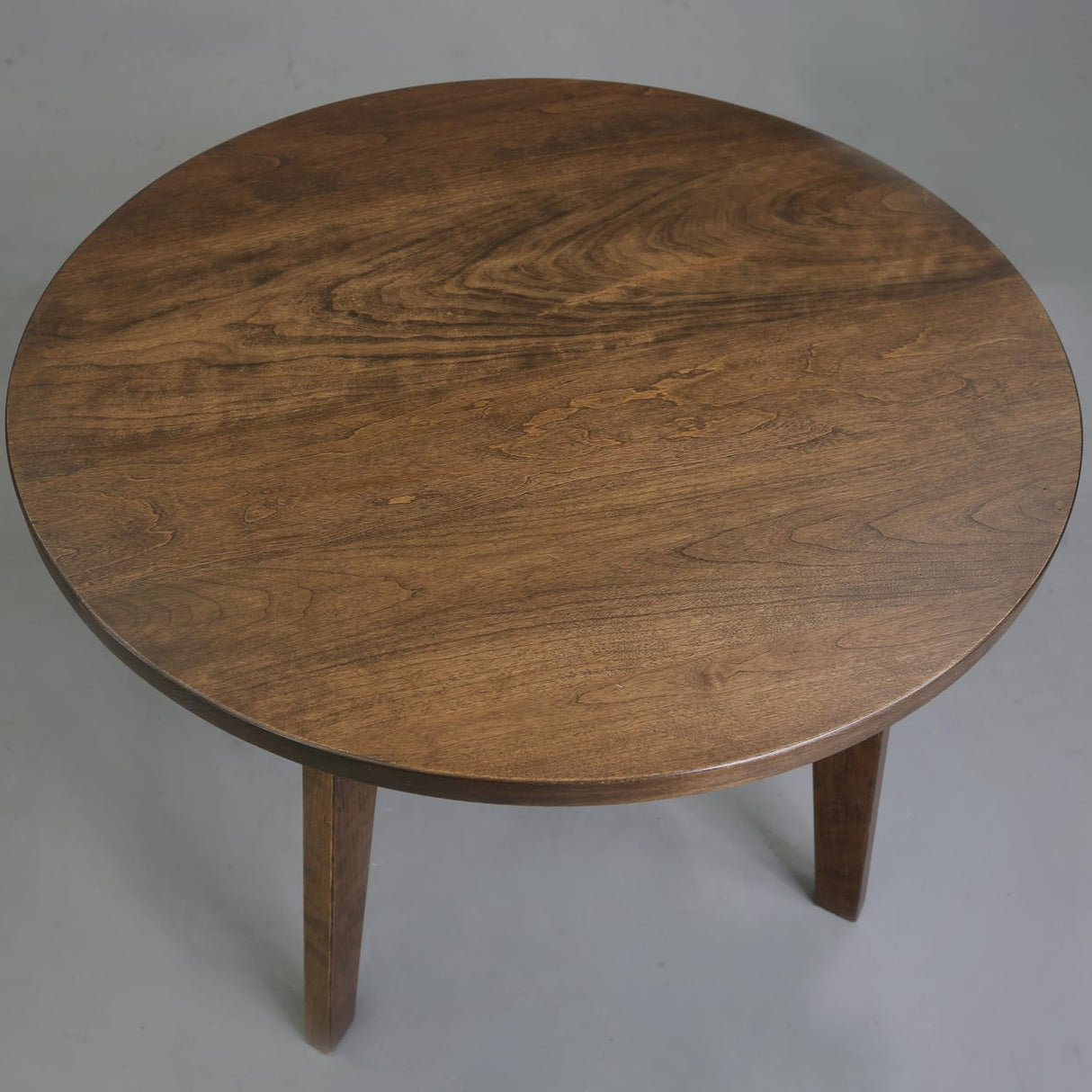 American Trails 100% Hardwood Round Mid-century Modern Living Room Farmhouse Easy Assembly Table, 24" W x 24" D x 16.75" H, Antique Cherry American Trails