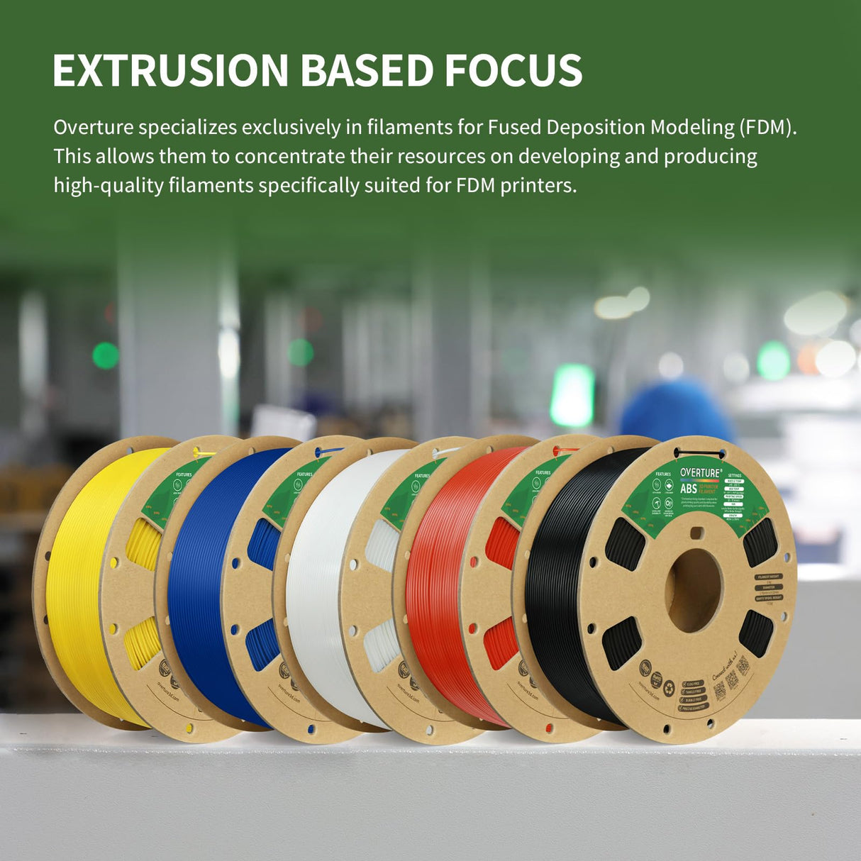 OVERTURE ABS Filament 1.75mm, ABS 1kg Spool (2.2lbs),3D Printer Filament,Dimensional Accuracy +/- 0.02 mm, Fit Most FDM Printer (Natural) OVERTURE