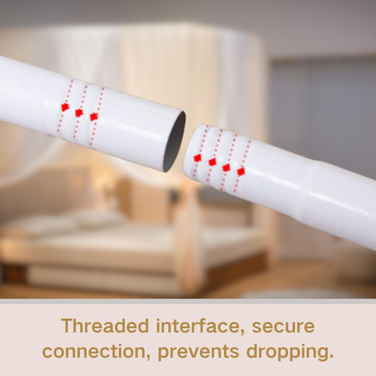 Beyeutao Queen Bed Canopy Frame - White Canopy Bed with Four Poster Frame, Mosquito Net and Bed Curtains for Indoor or Outdoor Play Tent Beyeutao