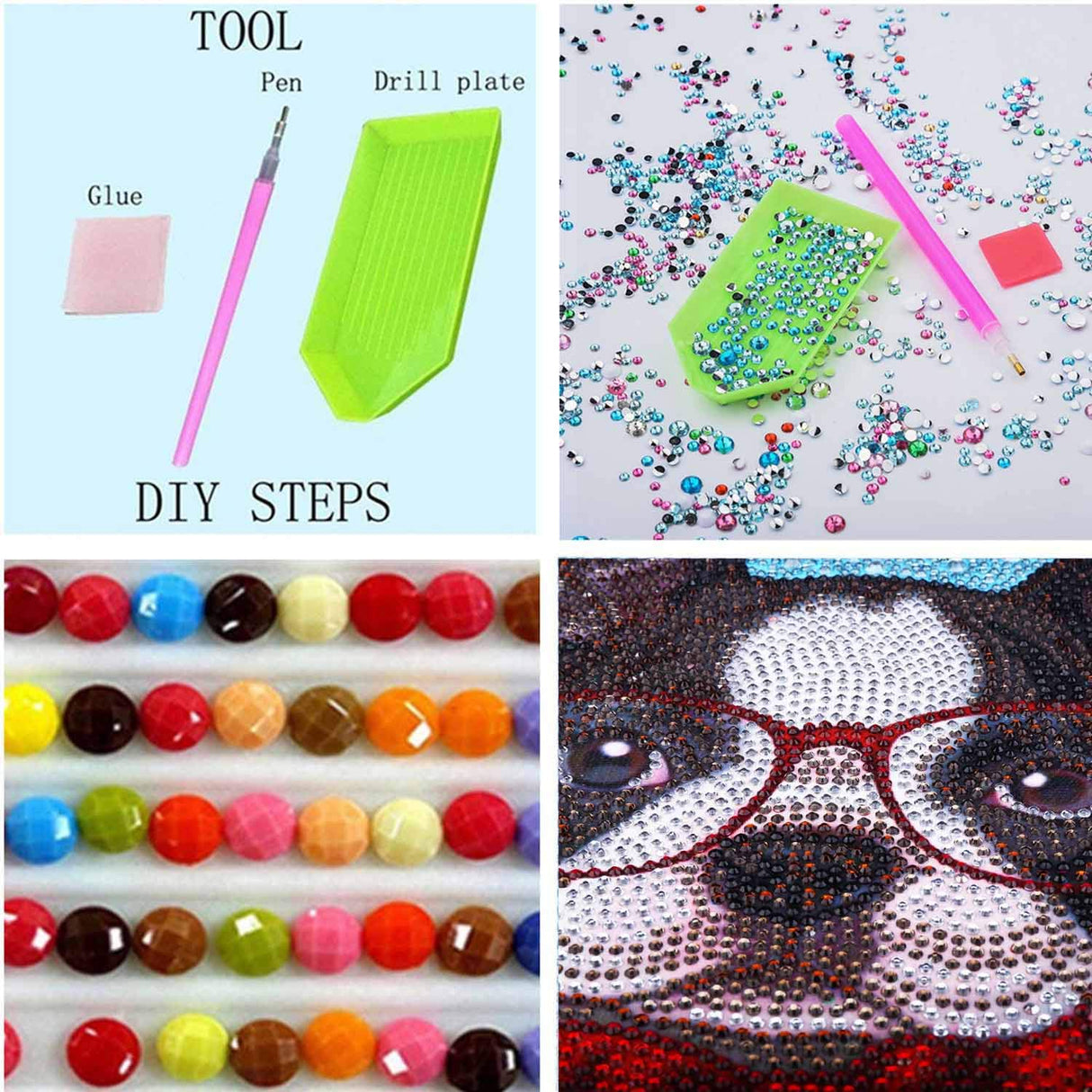 Painting by Number Kits for Kids 5D Diamond Painting Full Drill Diamond Dotz Kits for Children Gifts VVEEWUU