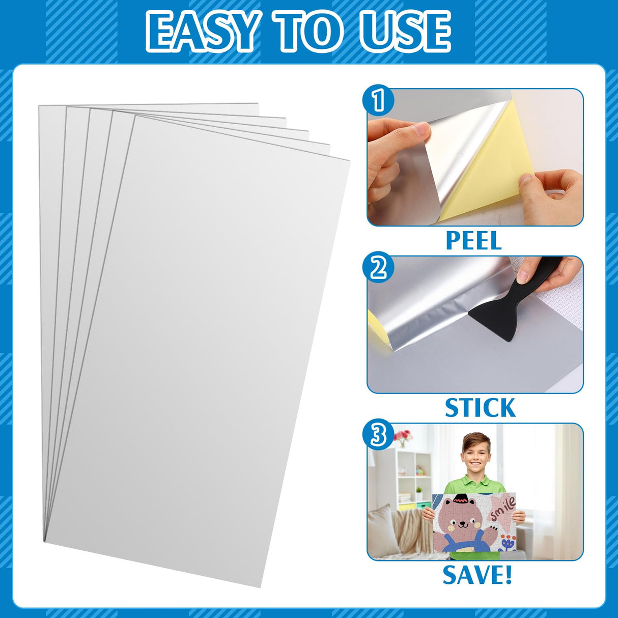 Fullhawl 24 Sheets Puzzle with 1 Pcs Plastic Scraper Puzzle Accessories Preserve 4 x 1000 Jigsaw Puzzles Fullhawl